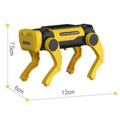 Kit rob&oacute;tico mont&aacute;vel de cachorro mec&acirc;nico el&eacute;trico solar