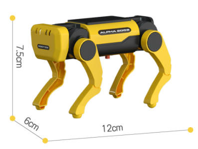 Kit rob&oacute;tico mont&aacute;vel de cachorro mec&acirc;nico el&eacute;trico solar - Imagem 1