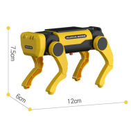 Kit rob&oacute;tico mont&aacute;vel de cachorro mec&acirc;nico el&eacute;trico solar
