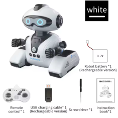 Rob&ocirc; inteligente com controle remoto, branco