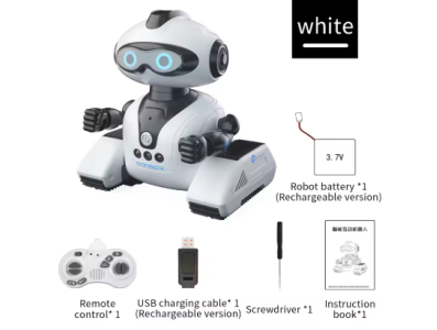 Rob&ocirc; inteligente com controle remoto, branco - Imagem 1