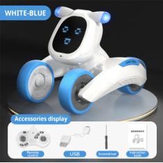 Rob&ocirc; RC inteligente com conversa&ccedil;&atilde;o por voz para crian&ccedil;as, azul