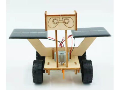 Kit de Rob&oacute;tica Fa&ccedil;a Voc&ecirc; Mesmo Carrinho Lunar Solar Pequeno Experimental e Criativo - Imagem 1