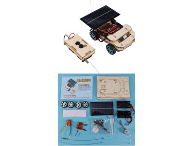 Kit Rob&oacute;tico DIY Carro Solar com Controle Remoto - Imagem 1
