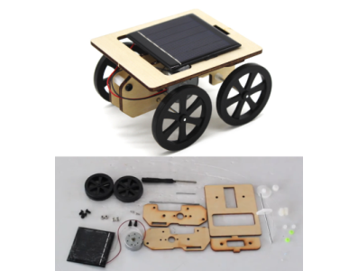 Kit Rob&oacute;tico de Montagem Carro Solar de Madeira Modelo 2 - Imagem 1