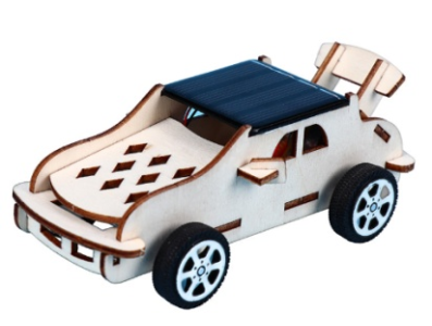 Kit de Rob&oacute;tica Carro Solar de Madeira Fa&ccedil;a Voc&ecirc; Mesmo Modelo 3 - Imagem 1