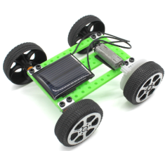 Kit de Rob&oacute;tica Mini Carro Solar Verde DIY 1
