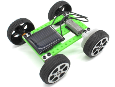 Kit de Rob&oacute;tica Mini Carro Solar Verde DIY 1 - Imagem 1