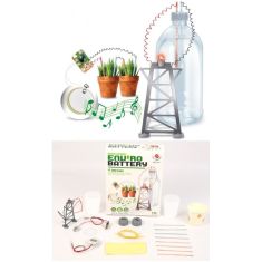 Kit de Rob&oacute;tica fa&ccedil;a voc&ecirc; mesmo autoinstal&aacute;vel, combina&ccedil;&atilde;o experimental de gera&ccedil;&atilde;o de energia