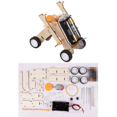 Kit de Rob&oacute;tica Rob&ocirc; de Madeira Fa&ccedil;a Voc&ecirc; Mesmo, montagem e fabrica&ccedil;&atilde;o manual