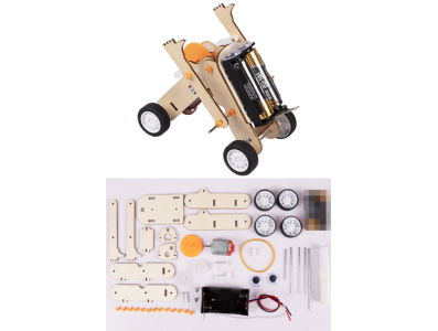 Kit de Rob&oacute;tica Rob&ocirc; de Madeira Fa&ccedil;a Voc&ecirc; Mesmo, montagem e fabrica&ccedil;&atilde;o manual - Imagem 1