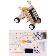 Kit de Rob&oacute;tica Rob&ocirc; de Madeira Fa&ccedil;a Voc&ecirc; Mesmo, montagem e fabrica&ccedil;&atilde;o manual