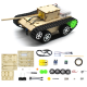 Kit Tanque Modelo DIY feito &agrave; m&atilde;o com identifica&ccedil;&atilde;o autom&aacute;tica de linha preta para rob&oacute;tica - Thumb - 1