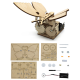 Kit de montagem borboleta mec&acirc;nica em madeira, fa&ccedil;a voc&ecirc; mesmo artesanal - Thumb - 1