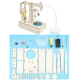 Kit de Rob&oacute;tica DIY em madeira, STEM, ci&ecirc;ncia e engenharia - Thumb - 1
