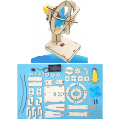 Kit de Rob&oacute;tica Fa&ccedil;a Voc&ecirc; Mesmo em Madeira STEM para Ci&ecirc;ncia e Engenharia