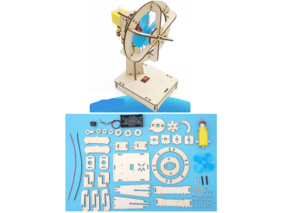 Kit de Rob&oacute;tica Fa&ccedil;a Voc&ecirc; Mesmo em Madeira STEM para Ci&ecirc;ncia e Engenharia - Imagem 1