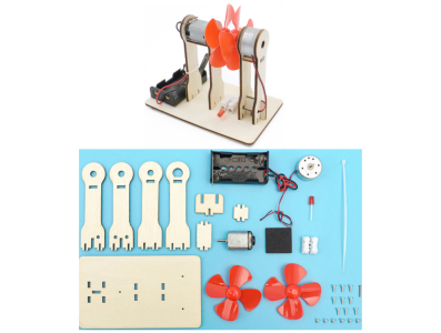 Kit de Rob&oacute;tica DIY em Madeira STEM Ci&ecirc;ncia e Engenharia - Imagem 1