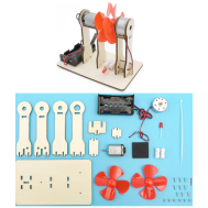 Kit de Rob&oacute;tica DIY em Madeira STEM Ci&ecirc;ncia e Engenharia