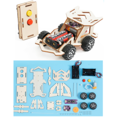 Kit de Rob&oacute;tica DIY em madeira STEM para ci&ecirc;ncia e engenharia sem bateria
