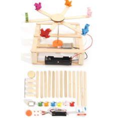 Kit de Rob&oacute;tica DIY em Madeira para STEM, Ci&ecirc;ncia e Engenharia