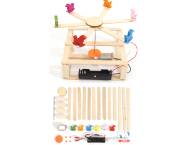 Kit de Rob&oacute;tica DIY em Madeira para STEM, Ci&ecirc;ncia e Engenharia - Imagem 1