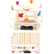 Kit de Rob&oacute;tica DIY em Madeira para STEM, Ci&ecirc;ncia e Engenharia