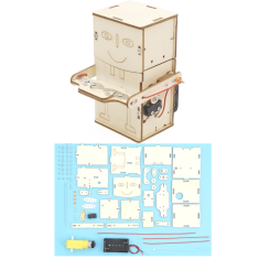 Kit DIY de Rob&oacute;tica em madeira STEM Ci&ecirc;ncia e Engenharia