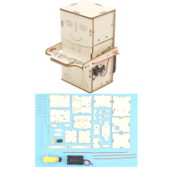 Kit DIY de Rob&oacute;tica em madeira STEM Ci&ecirc;ncia e Engenharia