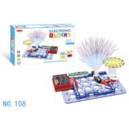 Kit de Rob&oacute;tica Blocos Eletr&ocirc;nicos 108 Pe&ccedil;as Vers&atilde;o B&aacute;sica 17 M&oacute;dulos Puzzle DIY Ci&ecirc;ncia Educacional
