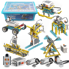Kit de Rob&oacute;tica CB10 702 pe&ccedil;as, blocos de constru&ccedil;&atilde;o para ci&ecirc;ncia, educa&ccedil;&atilde;o e programa&ccedil;&atilde;o, compat&iacute;vel com LEGO