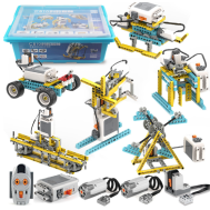 Kit de Rob&oacute;tica CB10 702 pe&ccedil;as, blocos de constru&ccedil;&atilde;o para ci&ecirc;ncia, educa&ccedil;&atilde;o e programa&ccedil;&atilde;o, compat&iacute;vel com LEGO