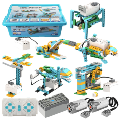 Kit de Rob&oacute;tica CB01 606 pe&ccedil;as, blocos de programa&ccedil;&atilde;o compat&iacute;veis com LEGO