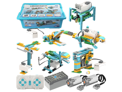 Kit de Rob&oacute;tica CB01 606 pe&ccedil;as, blocos de programa&ccedil;&atilde;o compat&iacute;veis com LEGO - Imagem 1