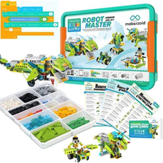 Kit de Rob&oacute;tica Makerzoid Robot Master Premium Rob&ocirc; Program&aacute;vel