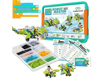 Kit de Rob&oacute;tica Makerzoid Robot Master Premium Rob&ocirc; Program&aacute;vel - Imagem 1