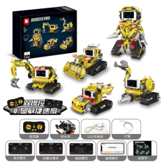 K96195 Kit de Rob&oacute;tica com Blocos, Program&aacute;vel via App e Controle Remoto, STEM