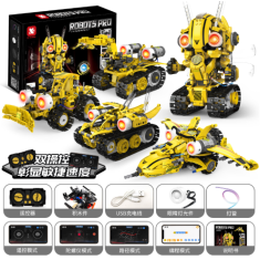 K96154 Kit de Rob&oacute;tica com blocos program&aacute;vel, controle por APP e remoto