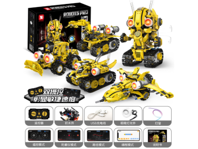 K96154 Kit de Rob&oacute;tica com blocos program&aacute;vel, controle por APP e remoto - Imagem 1