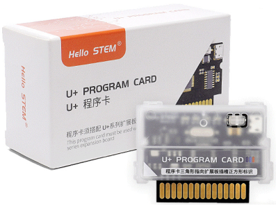Cart&atilde;o de Programa&ccedil;&atilde;o Hello STEM U+ para Kits de Rob&oacute;tica - Imagem 1