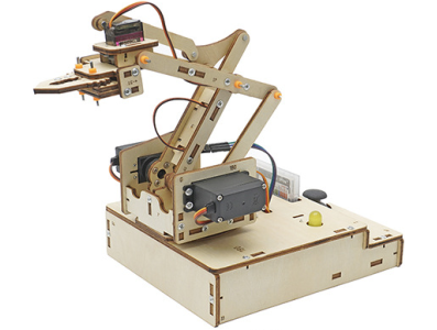 Kit DIY Bra&ccedil;o Rob&oacute;tico Inteligente Hello STEM HS-A02 com Cart&atilde;o de Programa&ccedil;&atilde;o U+ - Imagem 1