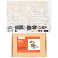 Hello STEM HS-A02 Kit Bra&ccedil;o Rob&oacute;tico Inteligente DIY sem cart&atilde;o U+ de programa&ccedil;&atilde;o