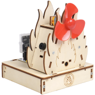 Kit DIY Hello STEM HS-A05 Alarme de Inc&ecirc;ndio Cart&atilde;o de Programa&ccedil;&atilde;o U+
