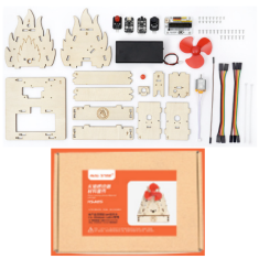 Kit DIY Hello STEM HS-A05 Alarme de Inc&ecirc;ndio sem Cart&atilde;o de Programa&ccedil;&atilde;o U+