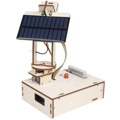 Hello STEM HS-A07 Kit Rob&oacute;tico DIY Sistema Inteligente Seguidor de Luz com Cart&atilde;o de Programa&ccedil;&atilde;o U+