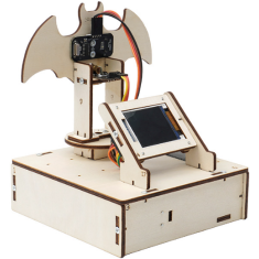 Kit de Rob&oacute;tica Hello STEM HS-A08 Radar de Ondas Ultrass&ocirc;nicas DIY com Cart&atilde;o de Programa&ccedil;&atilde;o U+
