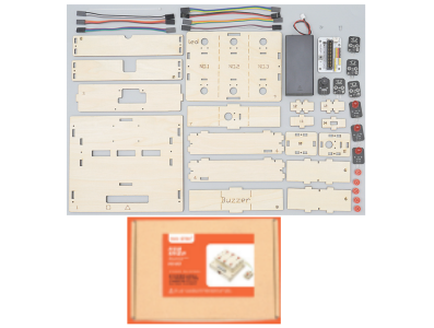 Kit de Rob&oacute;tica Hello STEM HS-A10 Smart Answerer DIY sem cart&atilde;o de programa&ccedil;&atilde;o U+ - Imagem 1