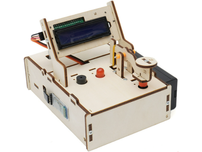 Kit de Rob&oacute;tica HS-A12 Hello STEM Tel&eacute;grafo de C&oacute;digo Morse DIY com Cart&atilde;o de Programa&ccedil;&atilde;o U+ - Imagem 1