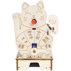 Kit DIY Maneki-neko Hello STEM HS-B03 com Cart&atilde;o de Programa&ccedil;&atilde;o U+