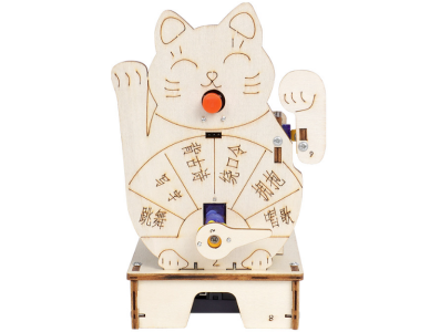Kit DIY Maneki-neko Hello STEM HS-B03 com Cart&atilde;o de Programa&ccedil;&atilde;o U+ - Imagem 1